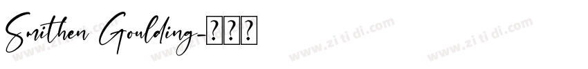 Smithen Goulding字体转换